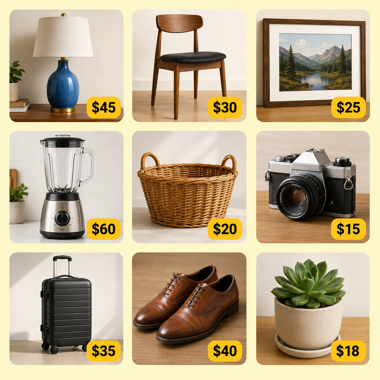 Batch photo upload with AI-drafted titles + prices